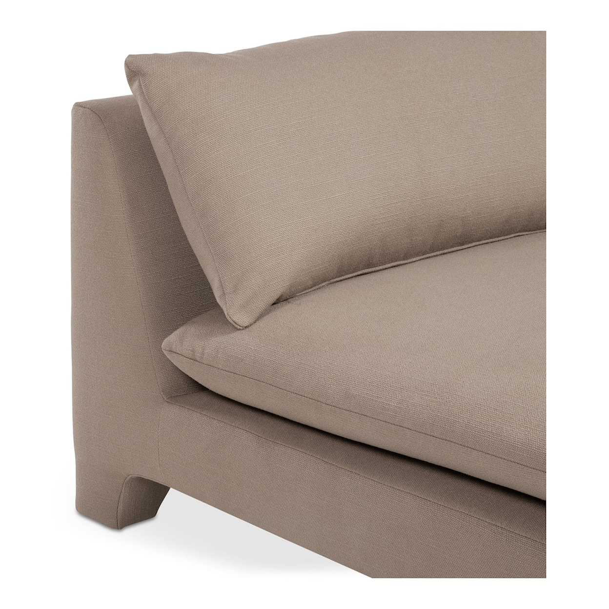 Moe's Home Collection Estelle Armless Chaise