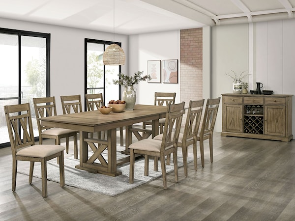 9-Piece Dining Table Set