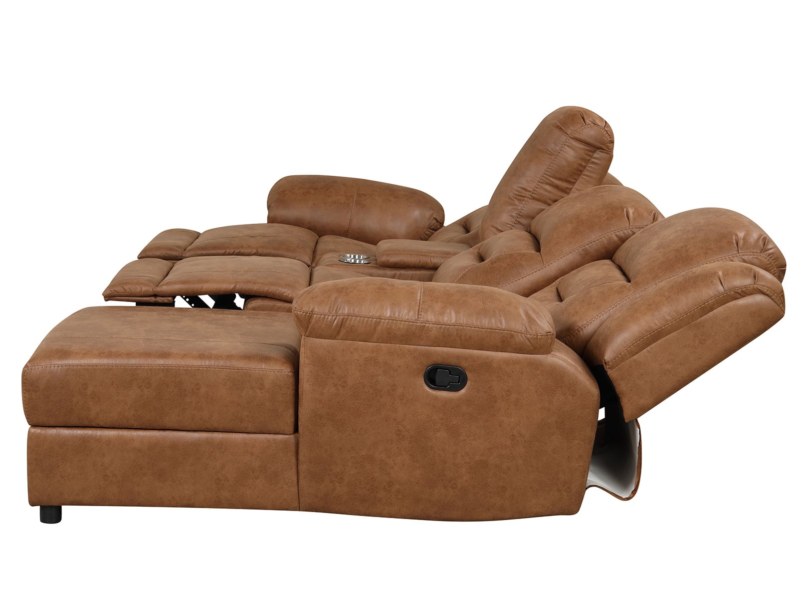 Manual Reclining Sectional Sofa