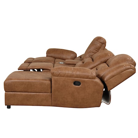 Manual Reclining Sectional Sofa