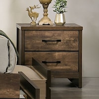 Duckworth Contemporary 2-Drawer Nightstand