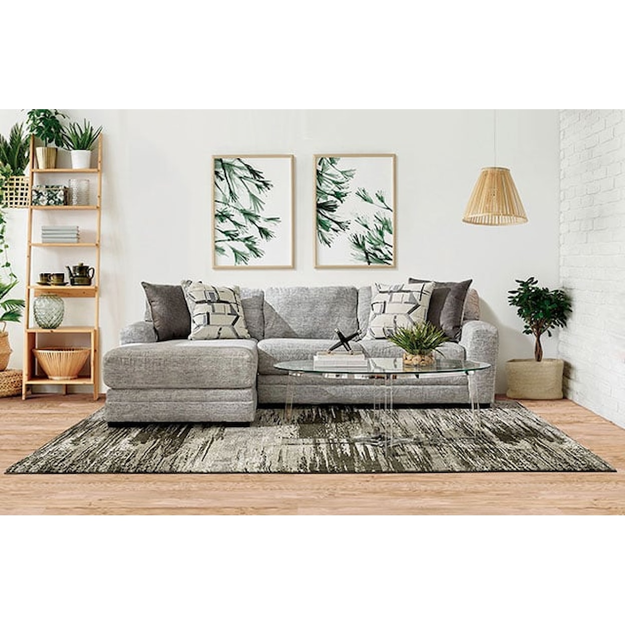 Furniture of America Waltham Sectional Sofa