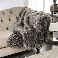 Contemporary Feather Throw Blanket