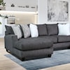 Furniture of America - FOA Kennington U-Shaped Sectional with Two Chaises