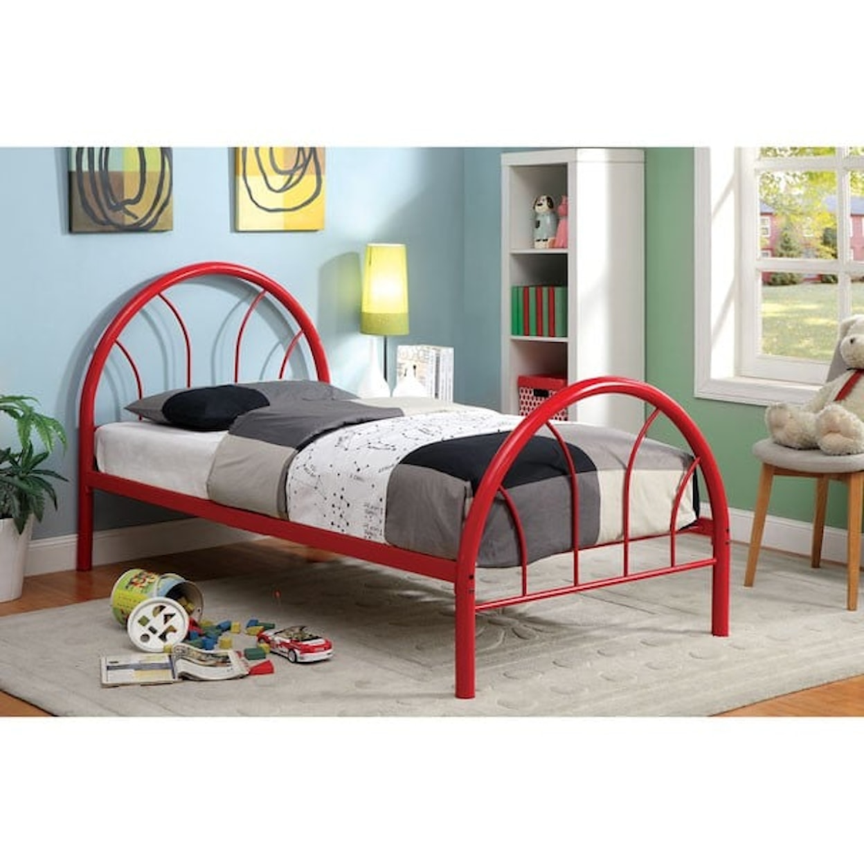 Furniture of America - FOA Rainbow Youth Full Bed with Trundle