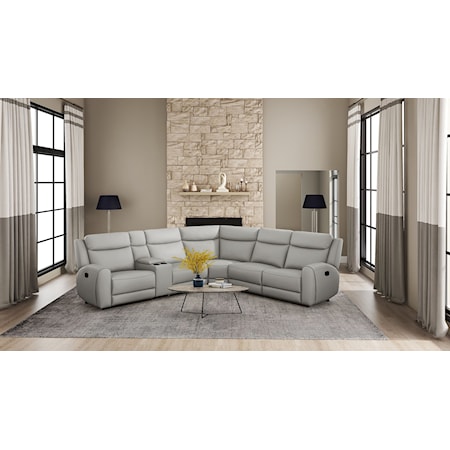 5-Piece Manual Reclining Sectional Sofa