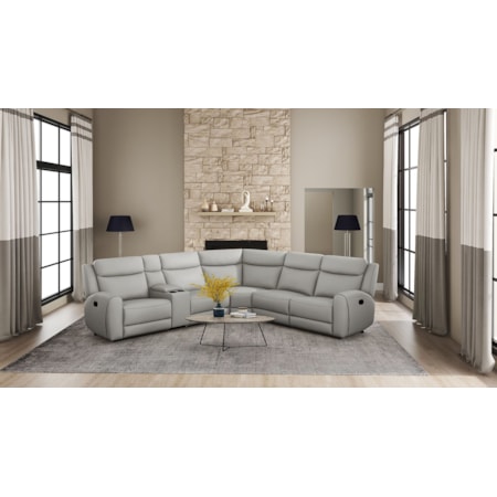 5-Piece Manual Reclining Sectional Sofa