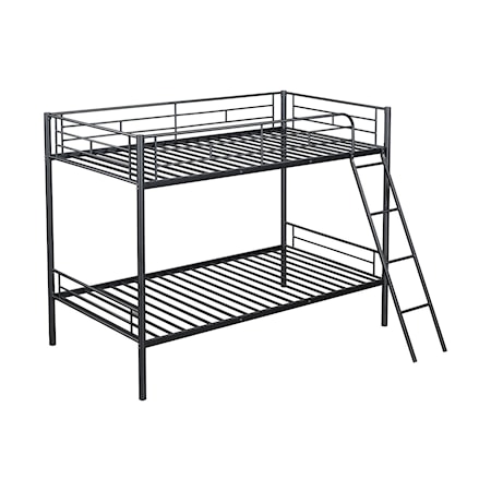 Twin over Twin Metal Bunk Bed