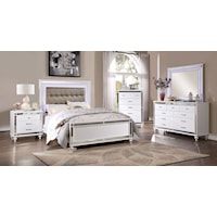 Contemporary 5-Piece Queen Bedroom Set with Two Nightstands