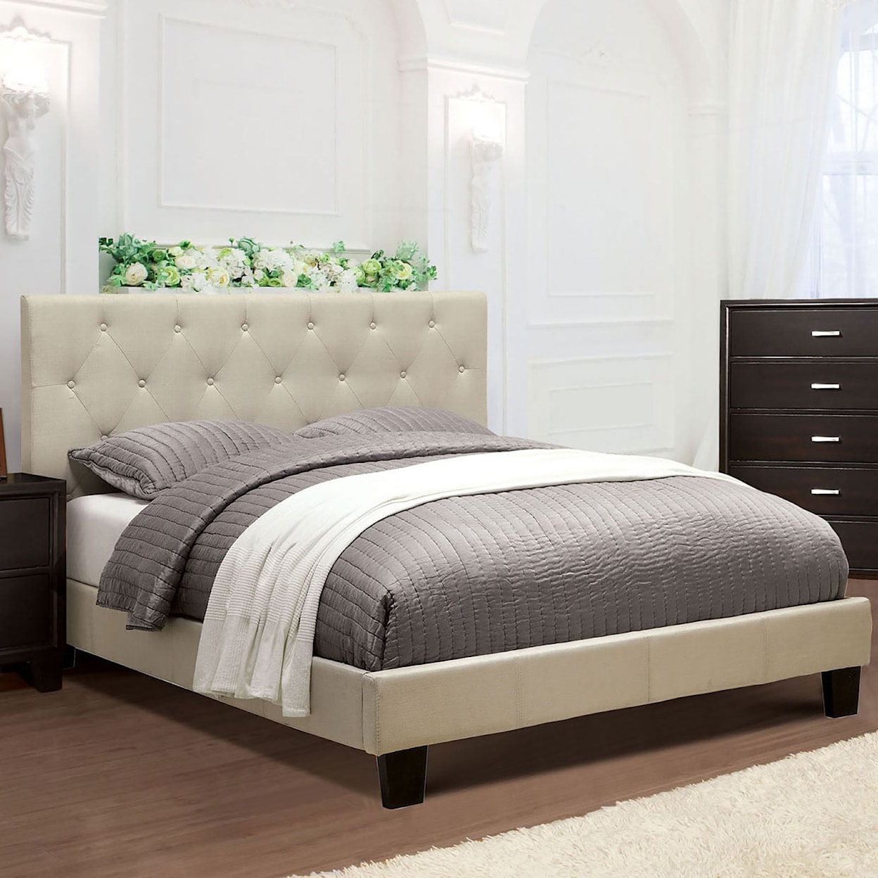 Furniture of America Leeroy Twin Bed