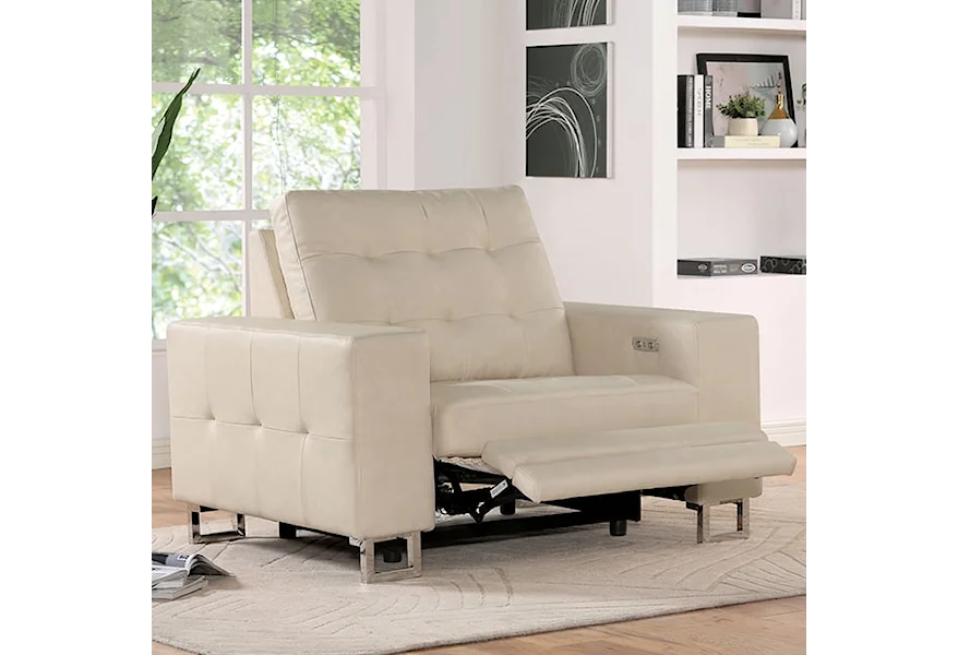 Abberton Recliner by Furniture of America at Furniture and More