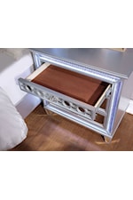 Furniture of America - FOA Mairead Glam Upholstered Queen Bed with LED Lighting