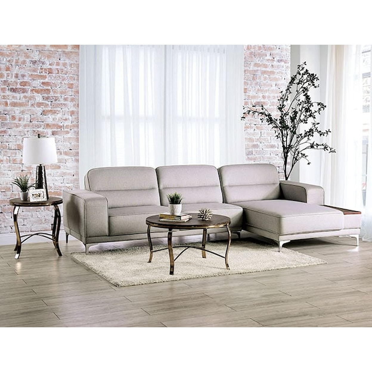 Furniture of America Riehen Sectional