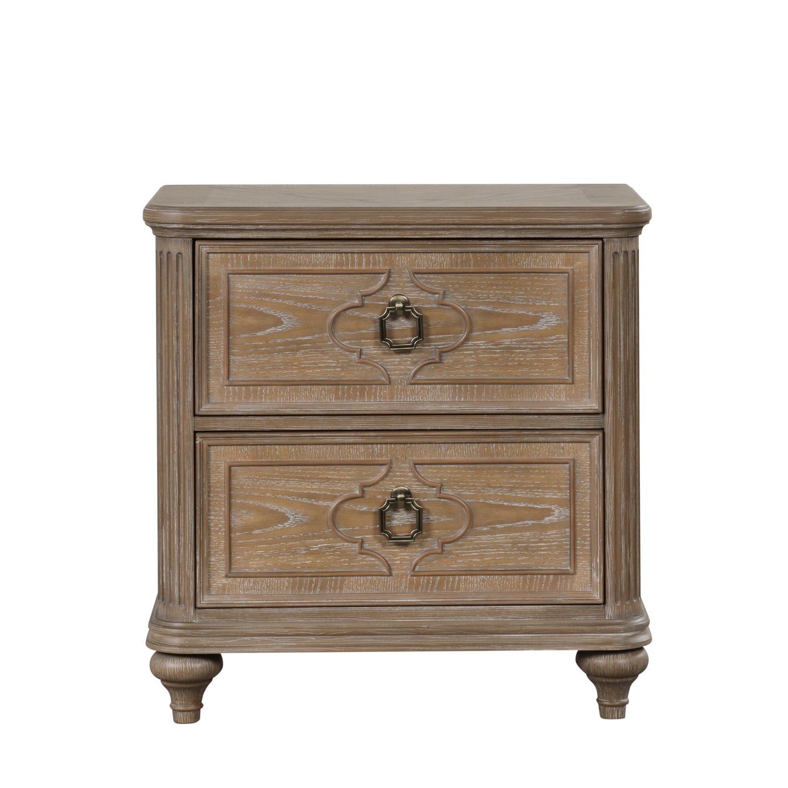 Furniture of America Lyris 2-Drawer Nightstand
