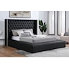 Furniture of America Eudora Upholstered Queen Bed