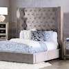 Furniture of America - FOA Rosabelle King Upholstered Bed