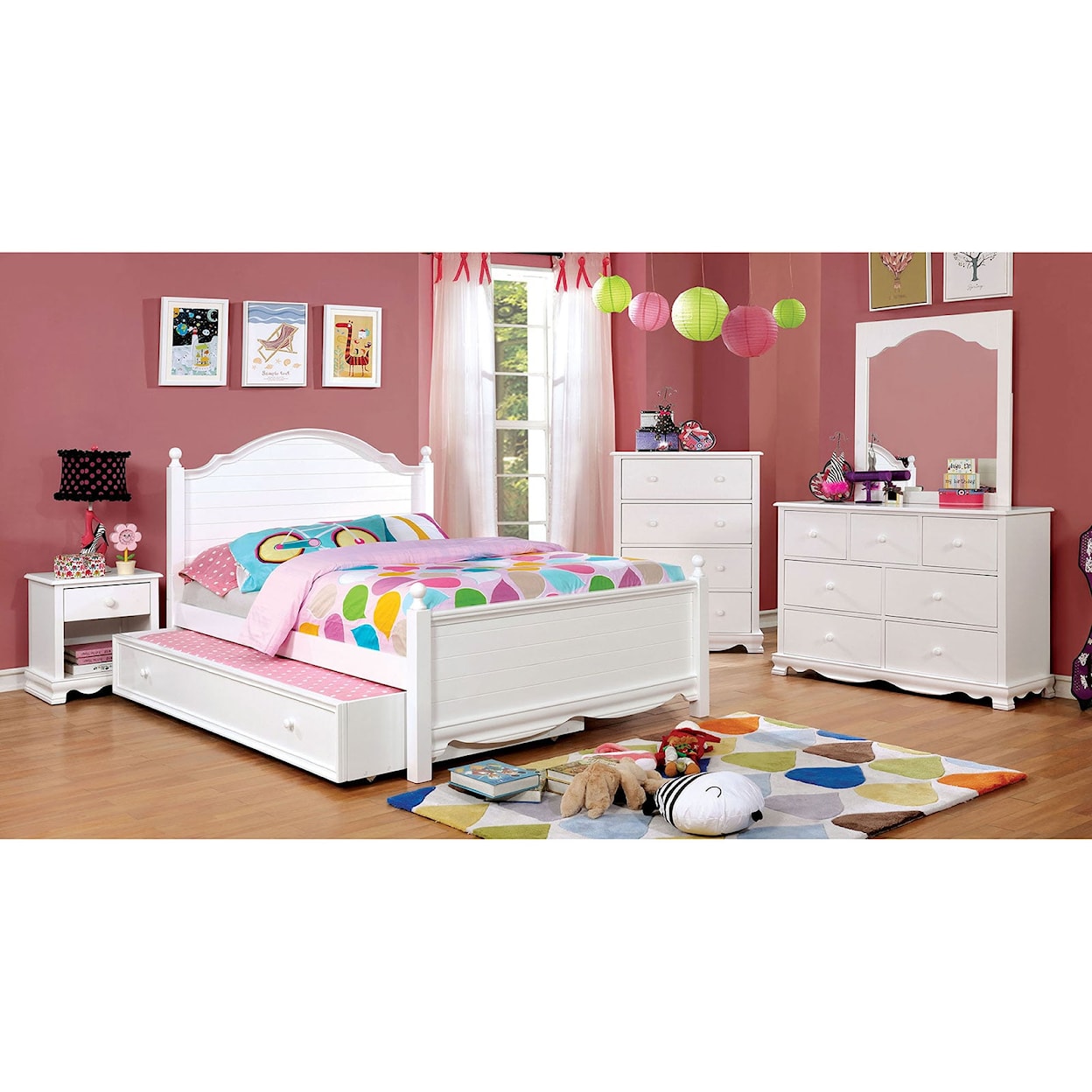 Furniture of America - FOA Dani 4 Pc. Twin Bedroom Set