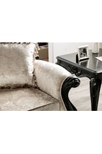 Furniture of America Acapulco Traditional Sofa with Crown Molding & Diamond Tufted Back