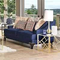 Transitional Loveseat