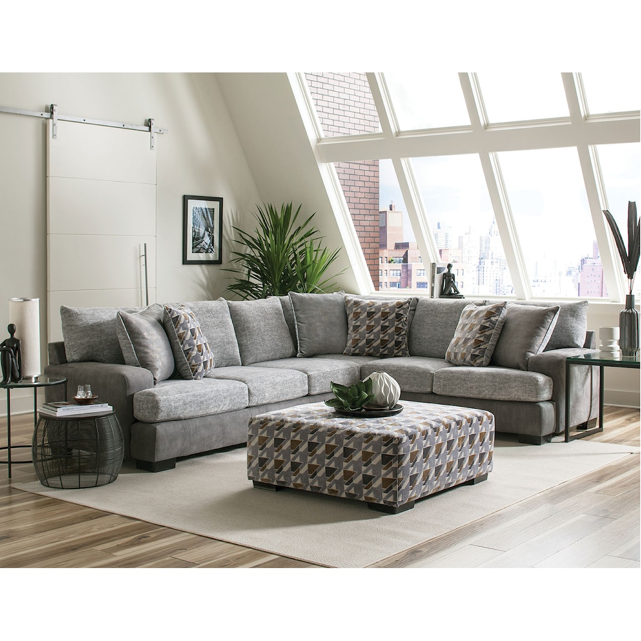 Furniture of America Alannah Sectional