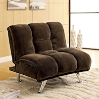 Contemporary Dark Brown Chair 