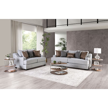 Sofa and Loveseat Set