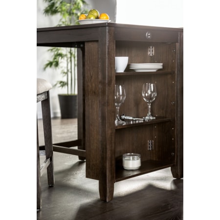 3-Piece Counter Height Table Set