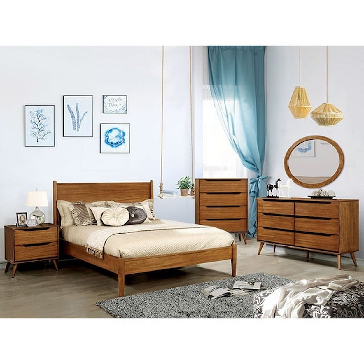 Furniture of America Lennart Nightstand