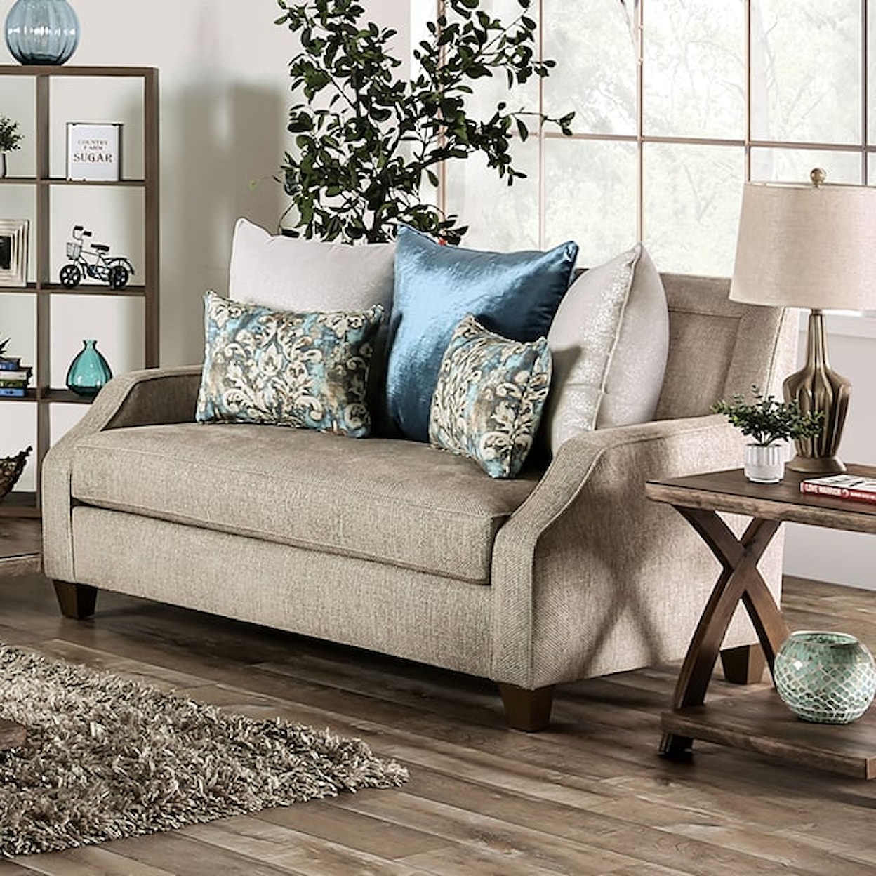 Furniture of America Catarina Loveseat