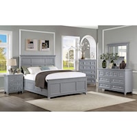 5-Piece Transitional Queen Bedroom Set