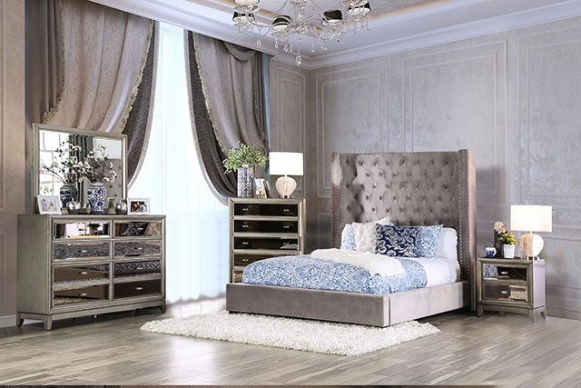 King Upholstered Bed