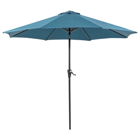 9' Outdoor Umbrella with Round Base