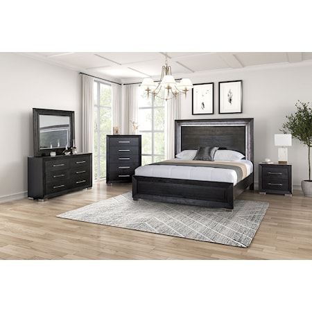 Queen Panel Bed