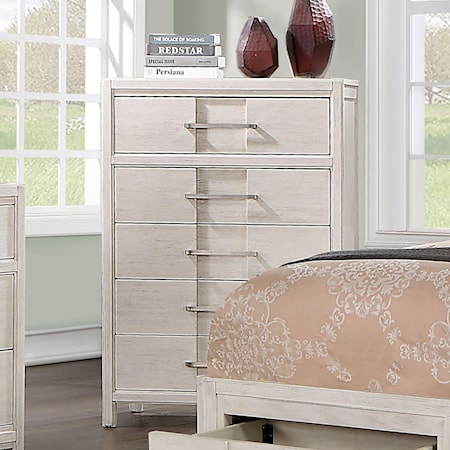 Transitional Bernice 5-Drawer Chest