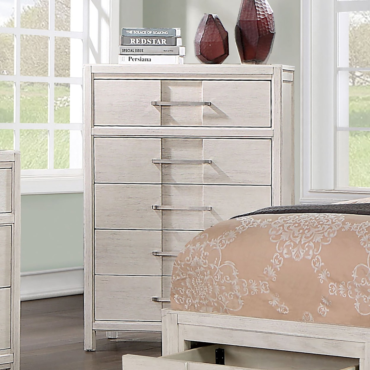 Furniture of America Berenice 5-Drawer Chest