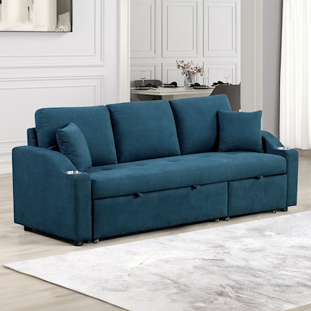 Sleeper Sofa with Cupholders