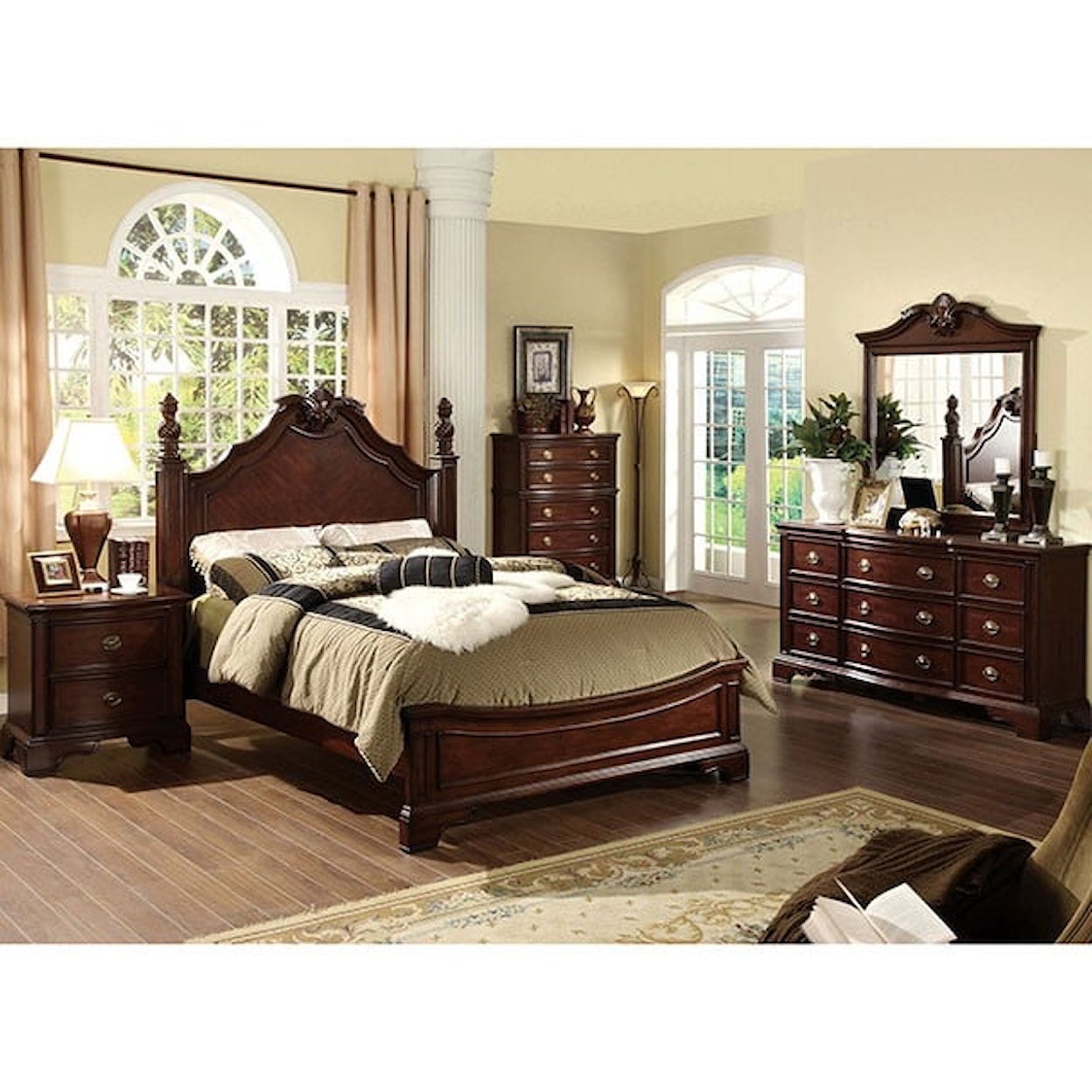 Furniture of America Carlsbad California King Bed