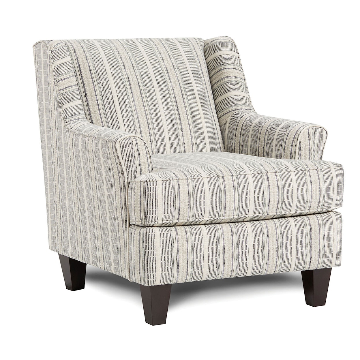 Furniture of America Porthcawl Accent Chair, Stripe