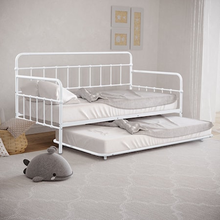 Metal Daybed with Trundle