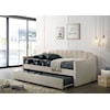 Furniture of America Kosmo Upholstered Daybed with Matching Trundle