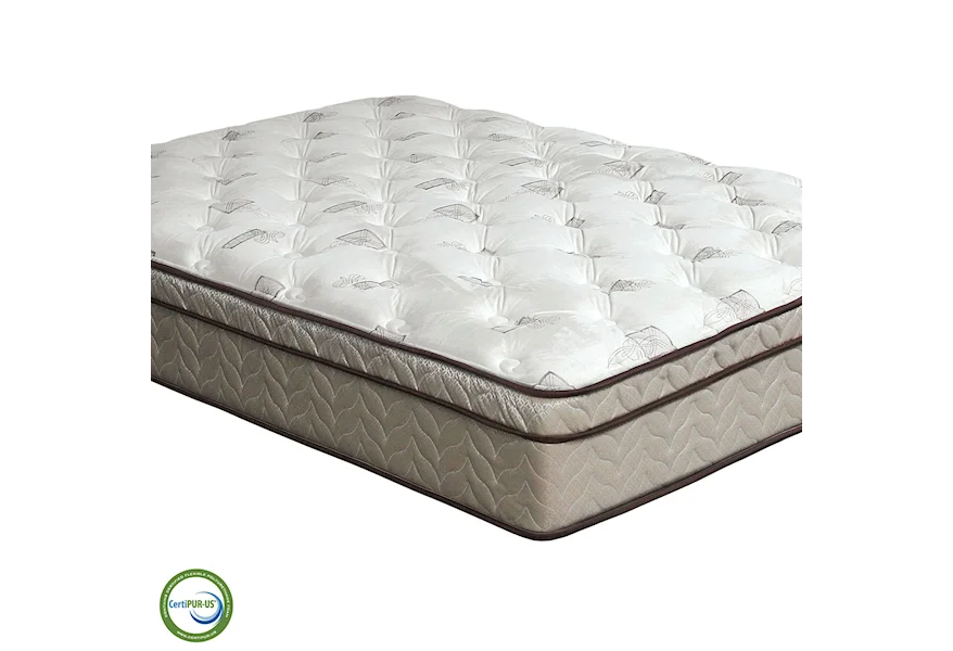 lilium twin 13 euro pillow top mattress