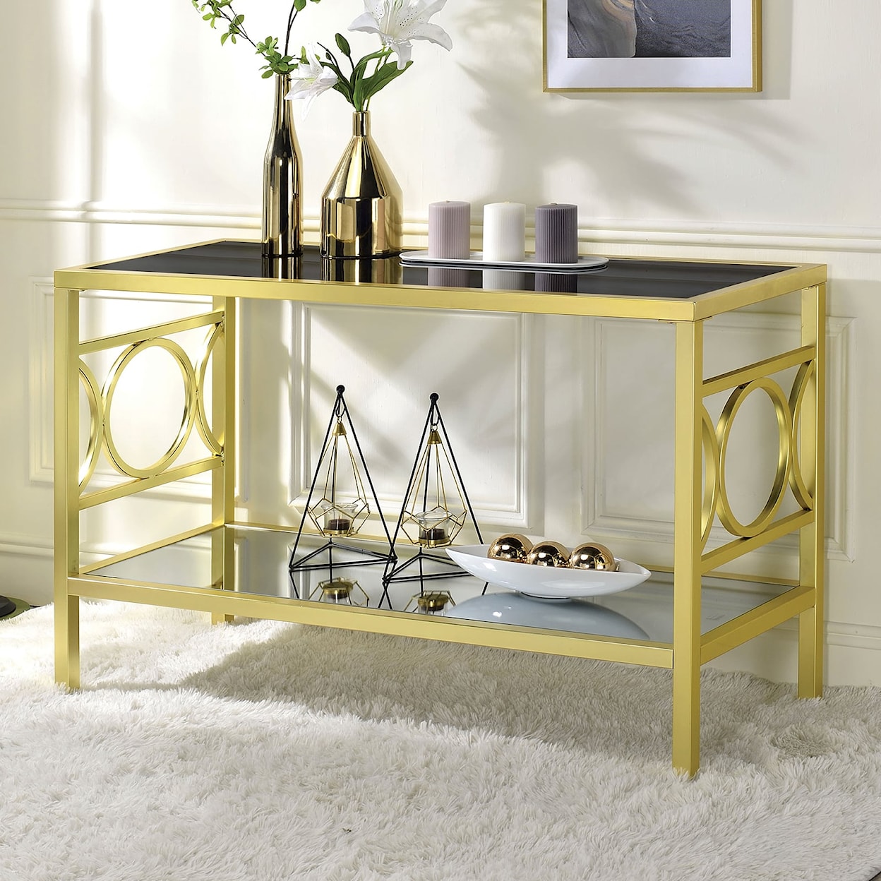 Furniture of America Rylee Sofa Table