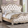 Furniture of America Rosalind Upholstered California King Bed