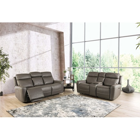 2-Piece Power Reclining Living Room Set