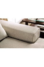 Furniture of America New Meadows Transitional Sofa and Loveseat Set with Accent Pillows