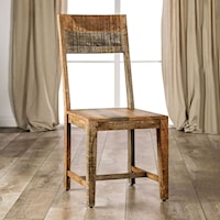 Rustic Solid Wood Dining Chair