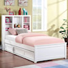 Furniture of America - FOA Marilla Youth Full Bed with Bookcase Headboard