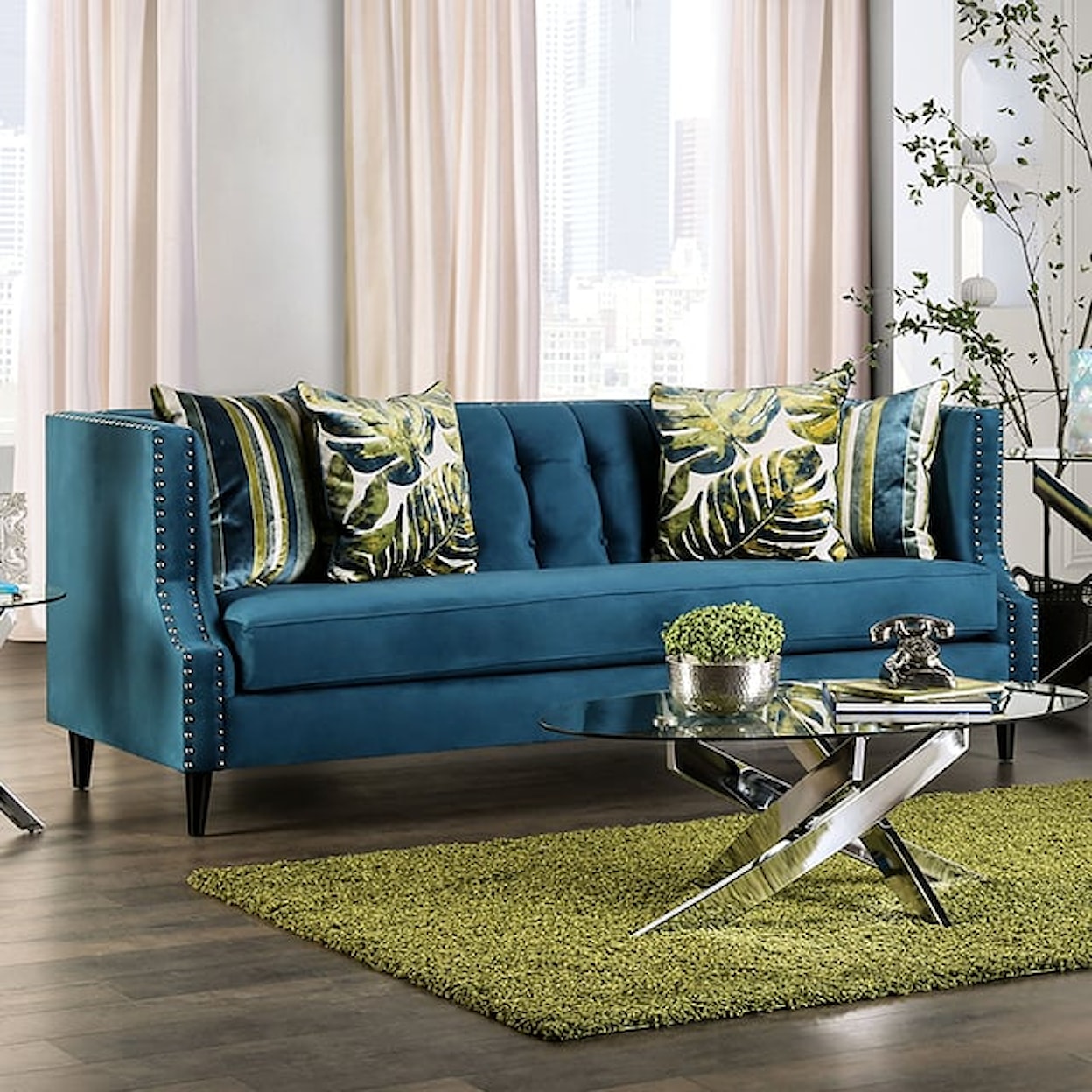 Furniture of America Azuletti Sofa