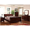 Furniture of America Louis Philippe King Sleigh Bed
