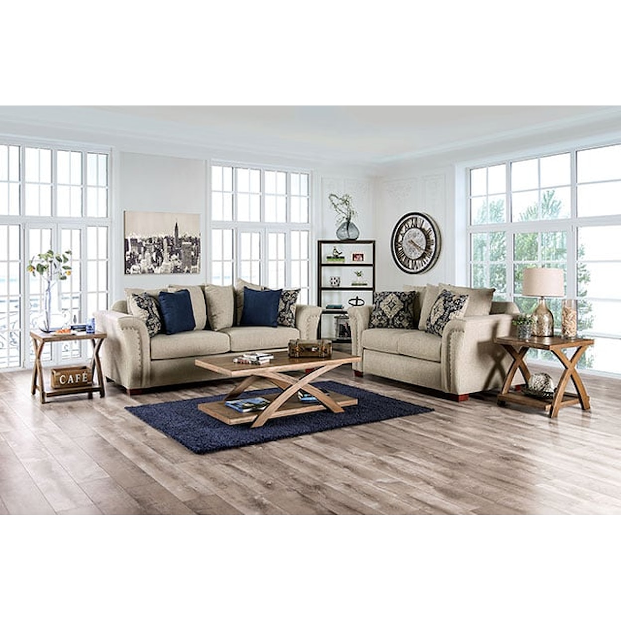 Furniture of America Belsize Loveseat